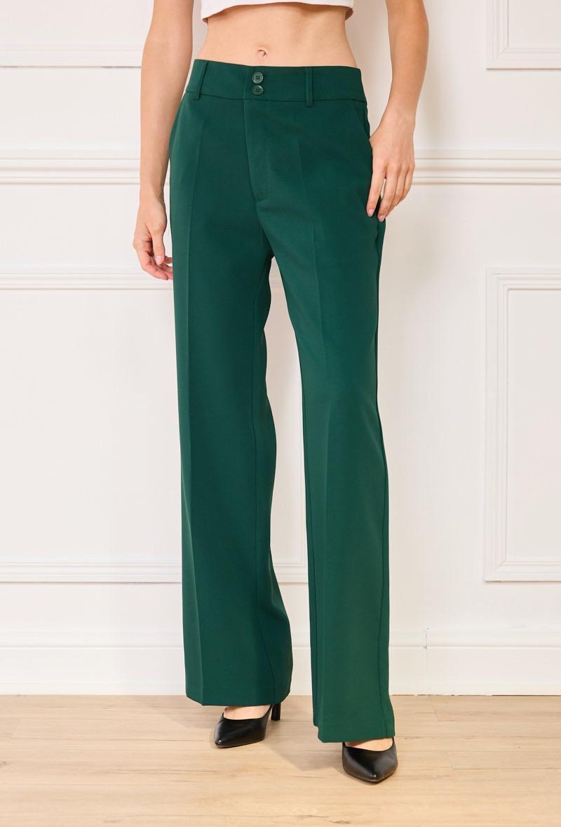 Pantalon coupe droite 2 boutons
