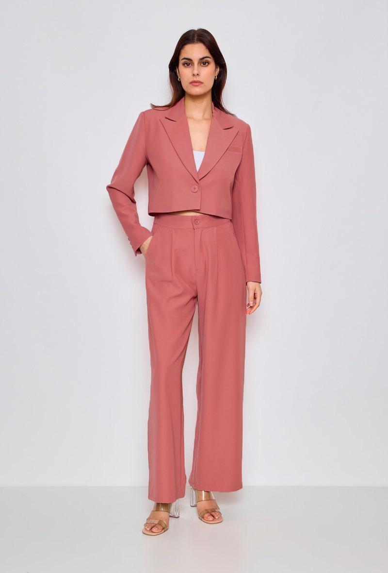 Ensemble veste et pantalon coupe droite