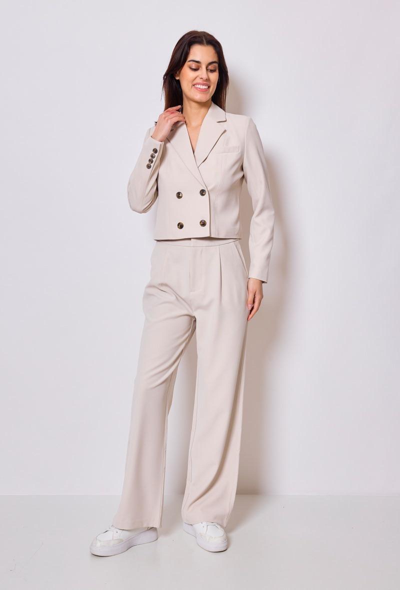 Ensemble veste oversize et pantalon coupe droite