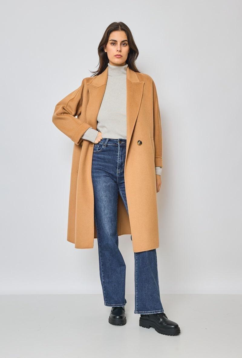 Manteau en laine oversize
