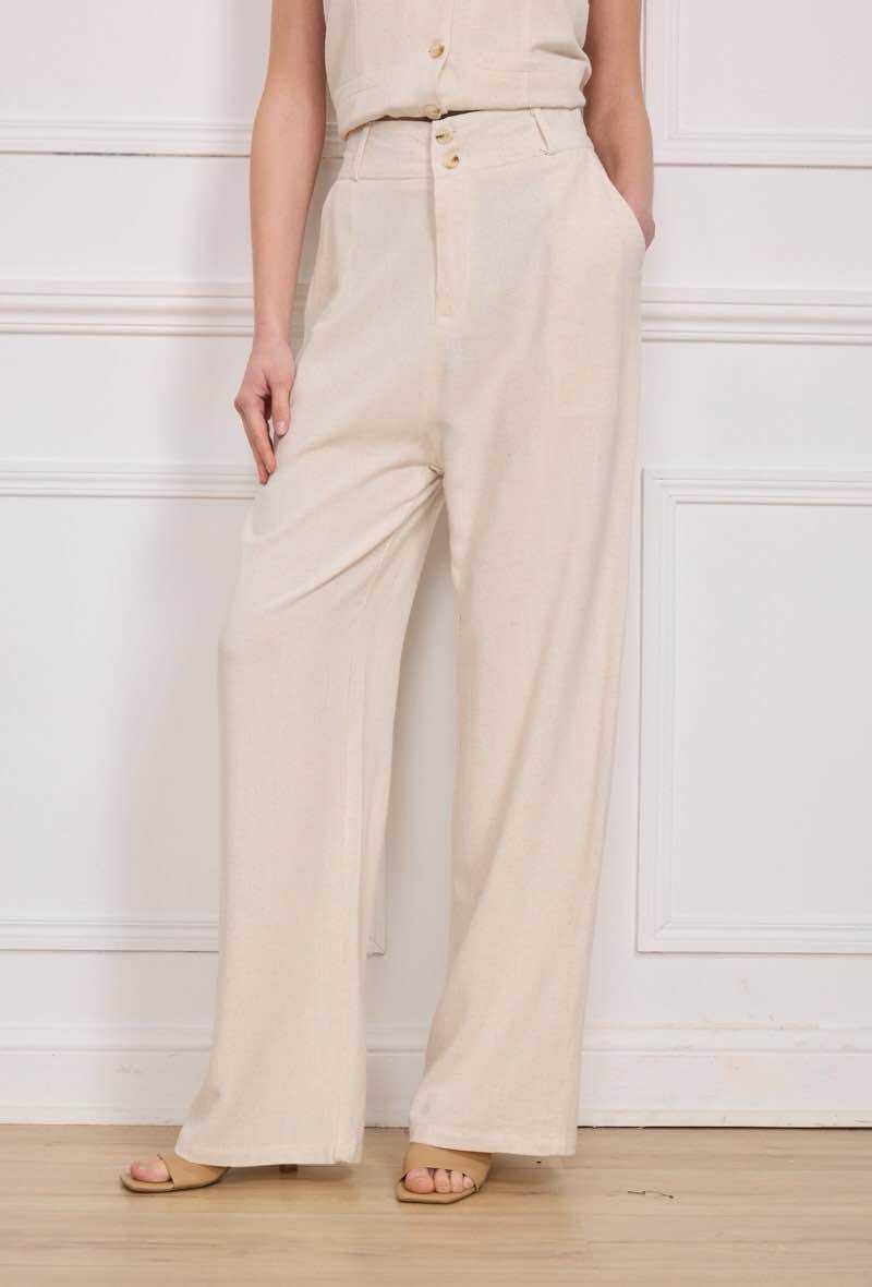 Pantalon en Lin