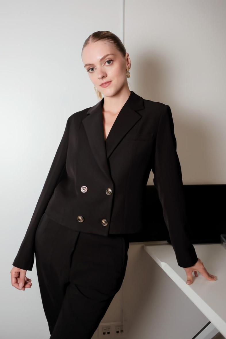 Vestes courte double boutonnage