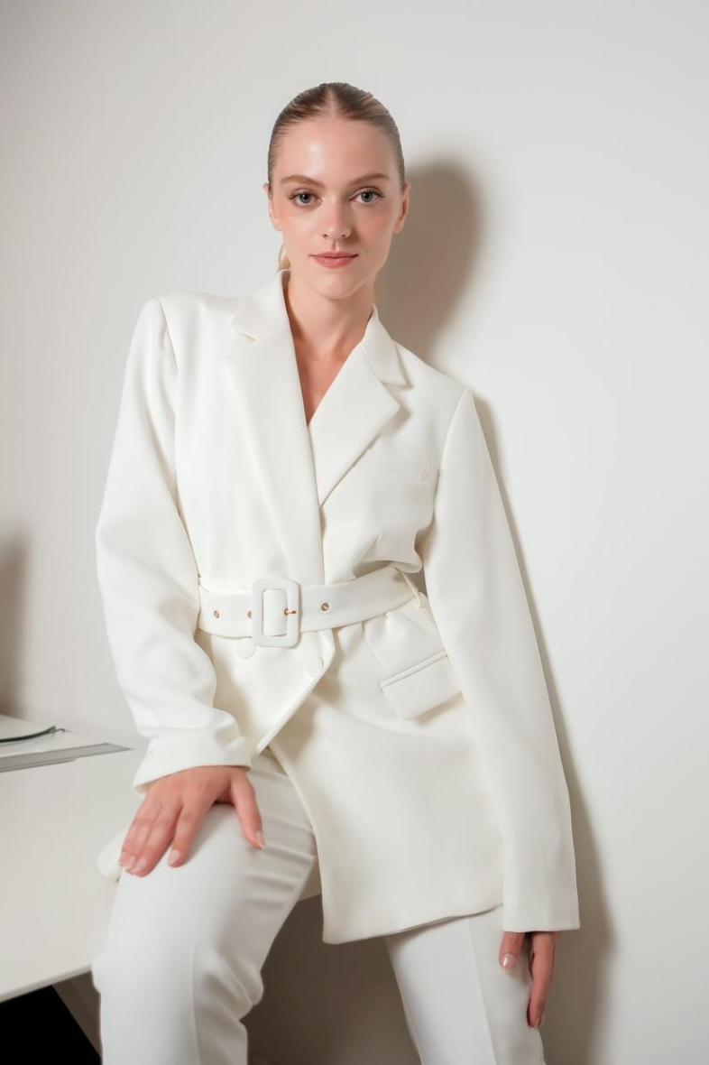 Veste ceinturée