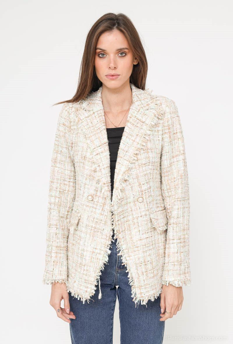 Veste en tweed