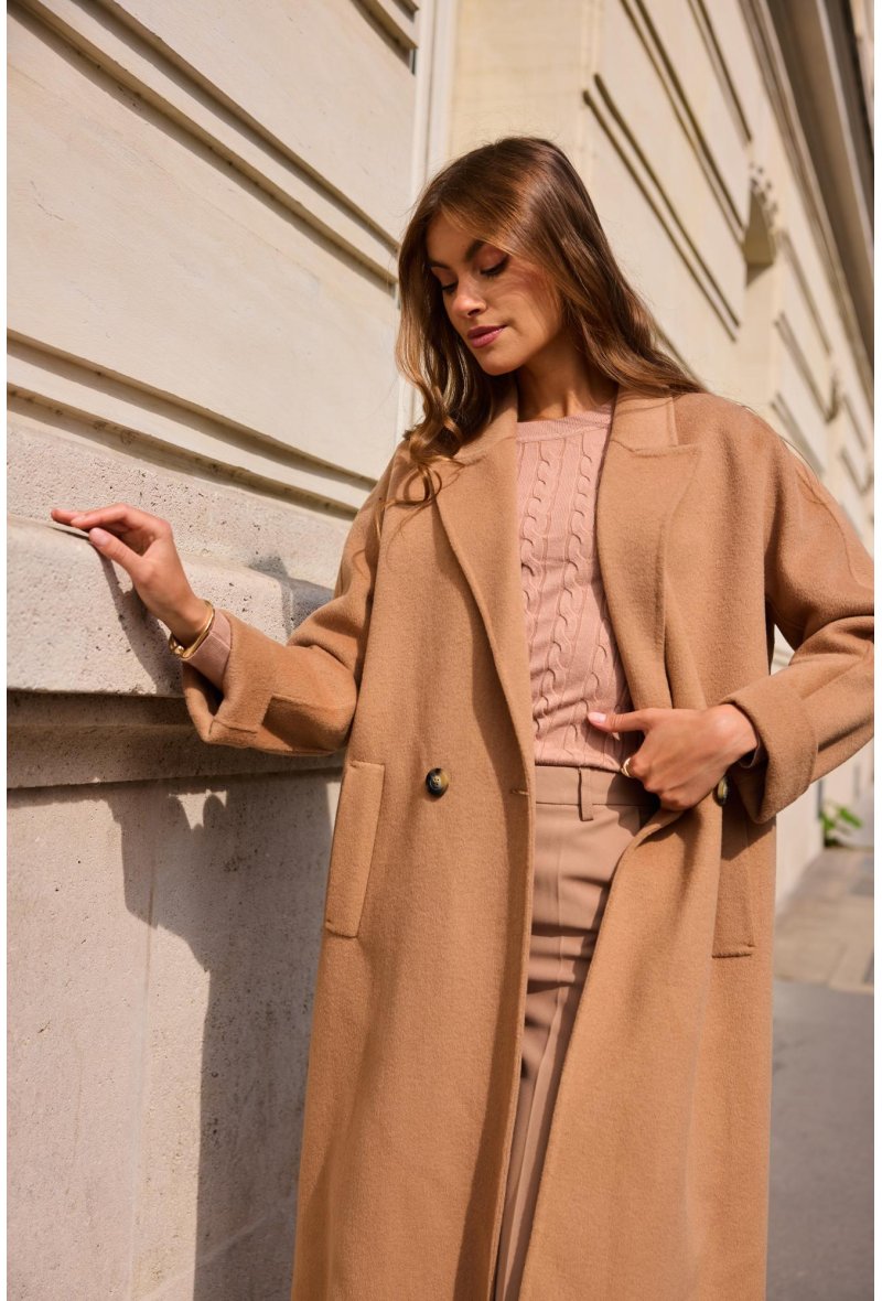 Manteau en laine Oversize