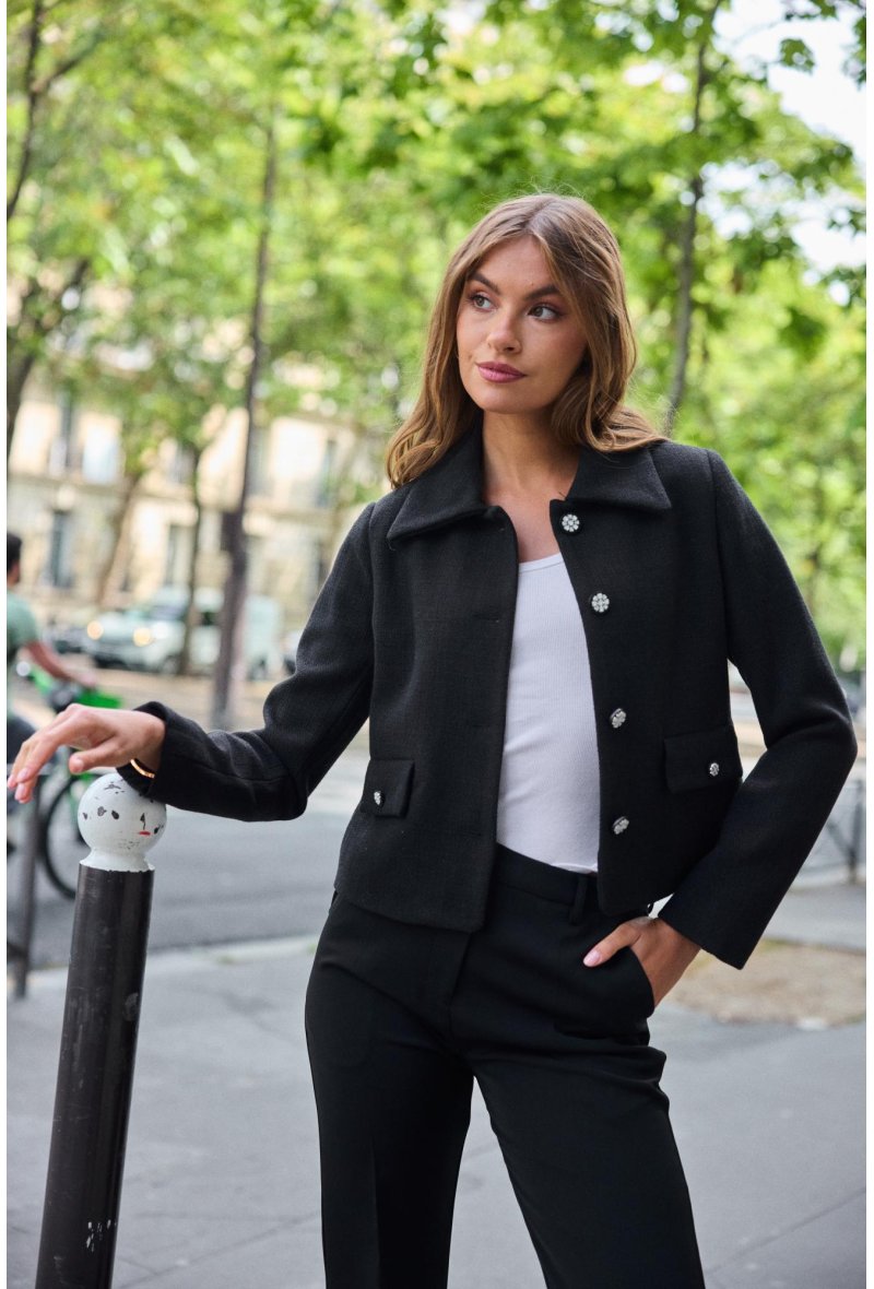 Veste courte structurée