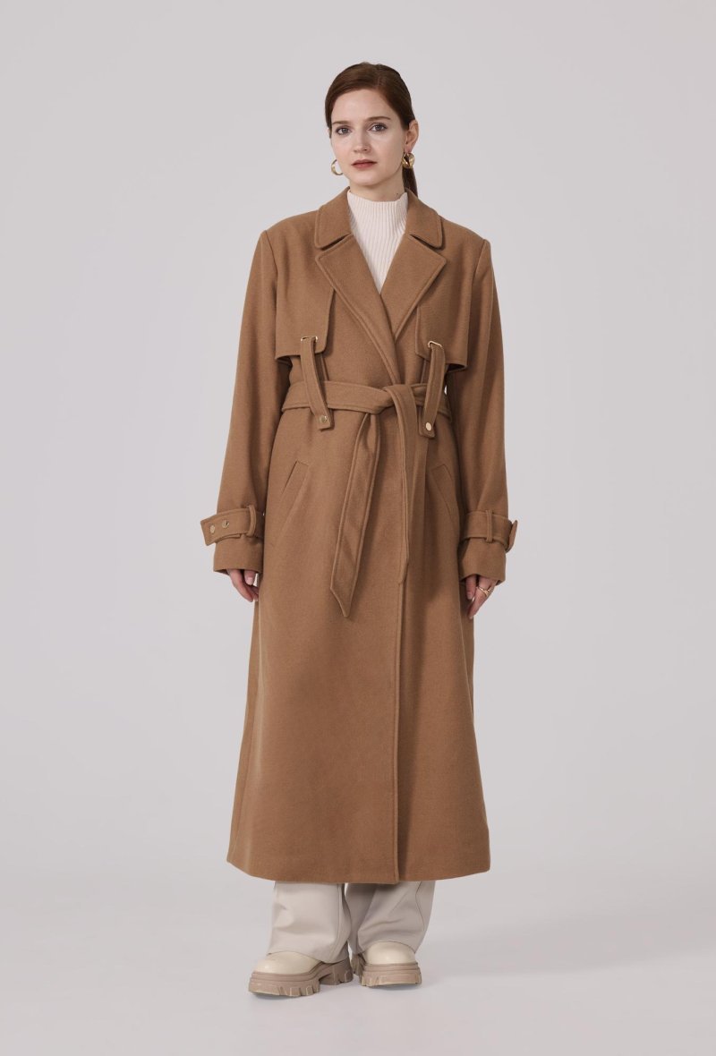 Manteau structuré