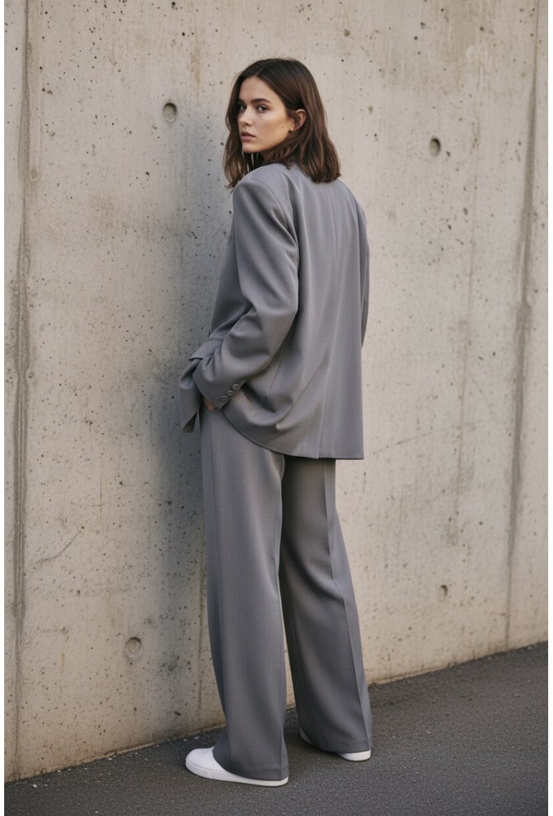 Veste avec ouverture dans le dos