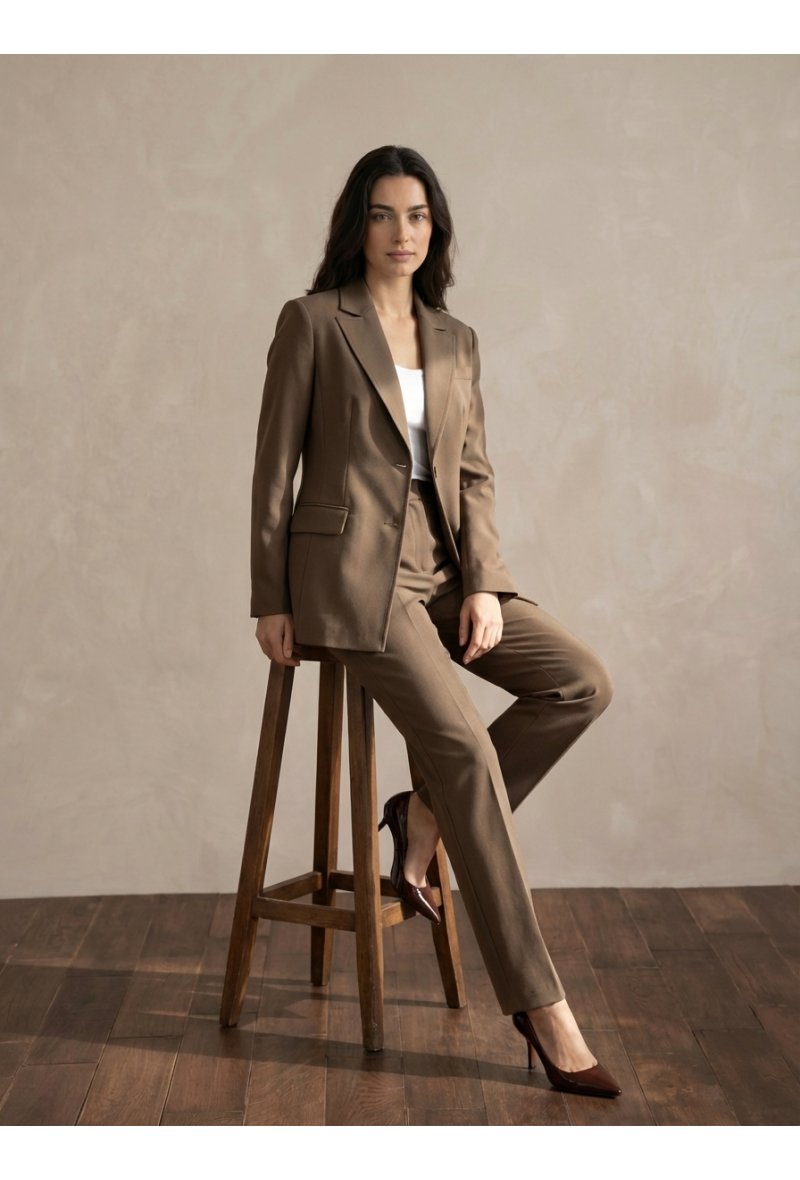 Veste cintrée - Café